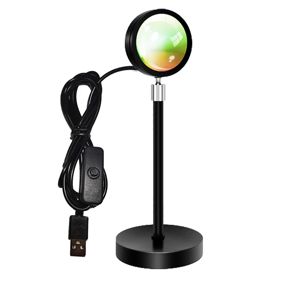 RGB sunset Projection Lamp - LED Mood Light with Remote