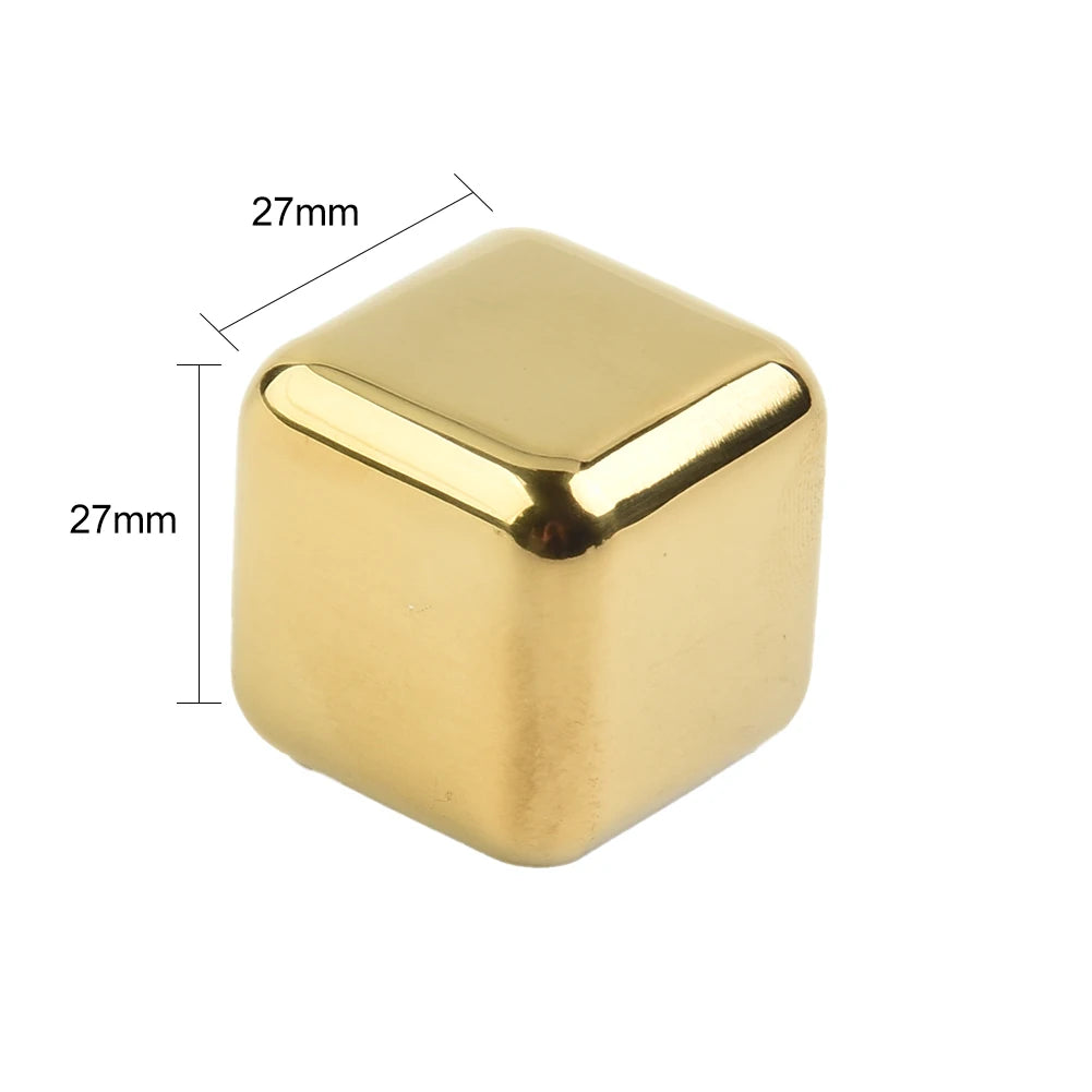 Stainless Steel Ice Cubes Reusable Chilling Stones